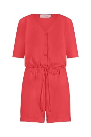 Studio Anneloes Studio Anneloes harperly playsuit 12731 Jumpsuit 2800 coral red