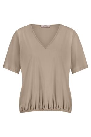 Studio Anneloes Studio Anneloes vicky shirt 12733 T-shirt Korte mouw 2200 latte