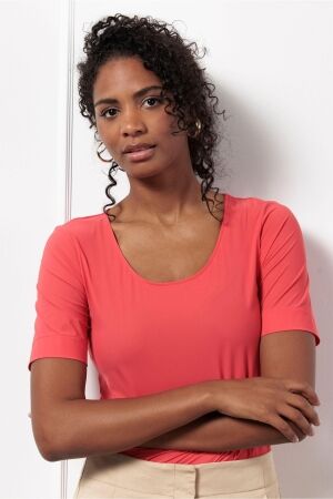 Studio Anneloes Studio Anneloes sascha shirt 12734 Blouse 2800 coral red