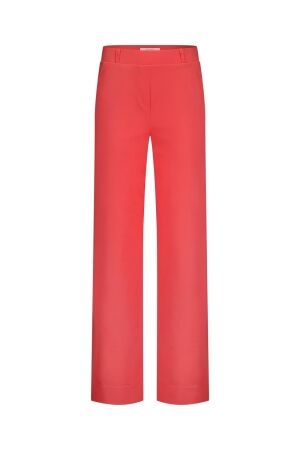 Studio Anneloes Studio Anneloes lexie bonded trousers 12651 Broek 2800 coral red
