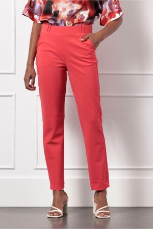 Studio Anneloes Studio Anneloes anne bonded trousers 12652 Broek 2800 coral red