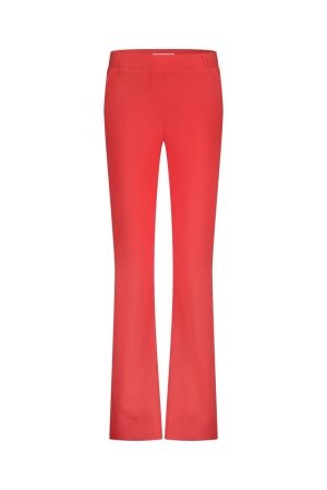 Studio Anneloes Studio Anneloes flair bonded trousers 12654 Flared 2800 coral red