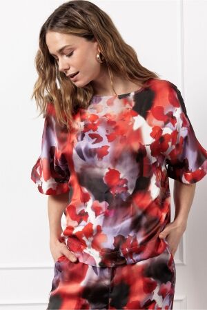 Studio Anneloes Studio Anneloes patty flower top 12664 T-shirt Korte mouw 9997 multi color