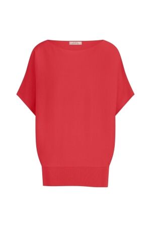 Studio Anneloes Studio Anneloes lenti pullover 12708 Trui korte mouw 2800 coral red