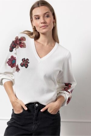 Studio Anneloes Studio Anneloes hilan pullover 12713 Trui 1100 off white