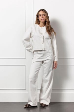 Studio Anneloes Studio Anneloes lexie denim trousers 12706 Broek 1100 off white