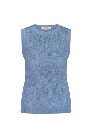 Studio Anneloes Studio Anneloes lieske twinset singlet 12711 Tanktops 6000 mid blue