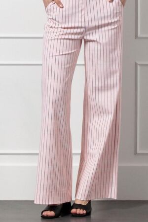 Studio Anneloes Studio Anneloes lexie pinstripe trousers 12799 Broek 1969 pale pink/dark blue