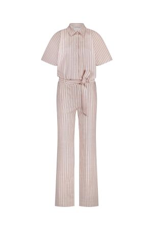 Studio Anneloes Studio Anneloes maggie pinstripe jumpsuit 12802 Jumpsuit 1969 pale pink/dark blue