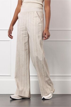 Studio Anneloes Studio Anneloes lexie pinstripe trousers 12682 Broek 1490 kit/black