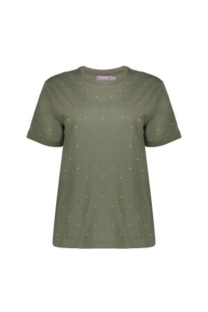Geisha Geisha t-shirt oil stones 52562-47 T-shirt Korte mouw 530 green