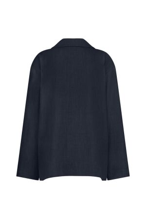 Studio Anneloes Studio Anneloes petria linen look blazer 12780 Blazers 6900 dark blue