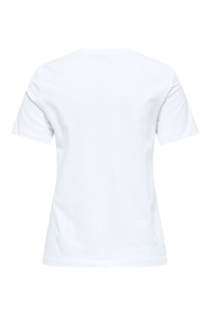 Only Only onlketty life s/s o-neck top jrs noos T-shirts bright white cherries