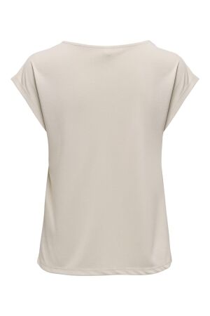 Only Only onlfree life s/s mod.v-neck top jrs noos T-shirt Korte mouw pumice stone