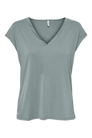 Only Only onlfree life s/s mod.v-neck top jrs noos T-shirt Korte mouw abyss