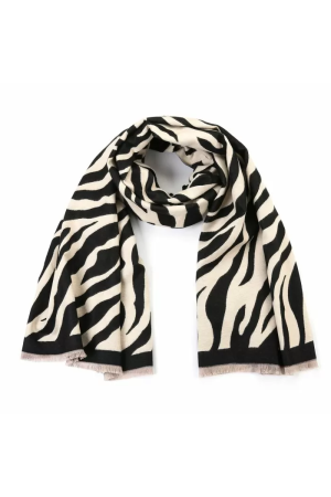 Sunset Sunset zebra motief sjaal sh69813 Sjaals white zebra