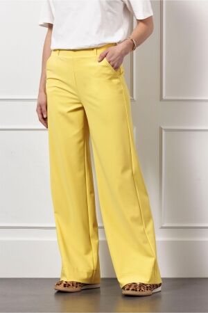 Studio Anneloes Studio Anneloes lexie bonded trousers 12745 Broek 2000 golden yellow