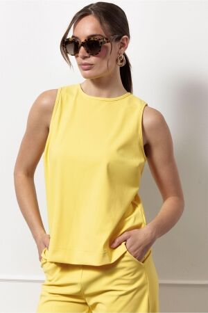 Studio Anneloes Studio Anneloes ebony bonded top 12747 Tops en Singlets 2000 golden yellow
