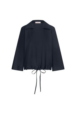 Studio Anneloes Studio Anneloes odette top 12754 T-shirt Lange mouw 6900 dark blue