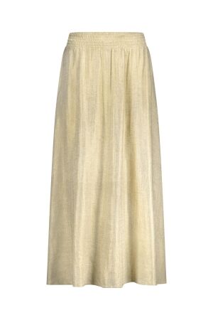 Studio Anneloes Studio Anneloes fay gold linen skirt 12758 0002 gold