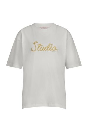 Studio Anneloes Studio Anneloes klaske rope tshirt 12833 T-shirt Korte mouw 1100 off white
