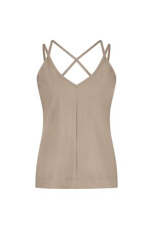 Studio Anneloes Studio Anneloes gwenn singlet 12741 Tops en Singlets 2200 latte