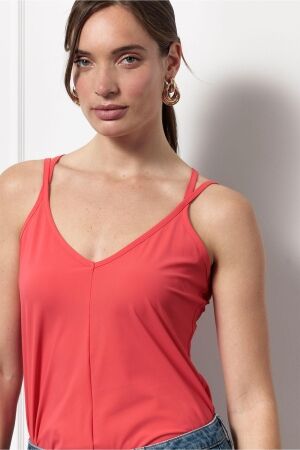 Studio Anneloes Studio Anneloes gwenn singlet 12741 Tops en Singlets 2800 coral red