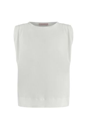 Studio Anneloes Studio Anneloes leona top 12921 T-shirt Korte mouw 1100 off white