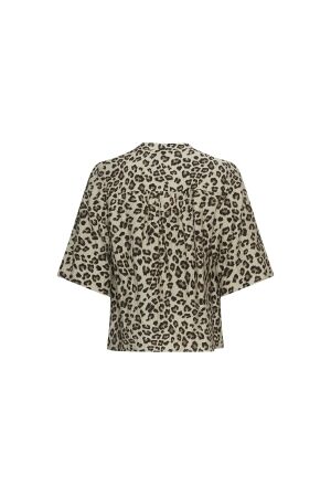 MSCH Copenhagen MSCH Copenhagen mschkalani vlora 2 4 shirt aop 19261 Blouse humus leo