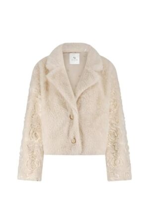 Nukus Nukus pleun jacket flower nkf13009 Jackets 17 off white 17 off white
