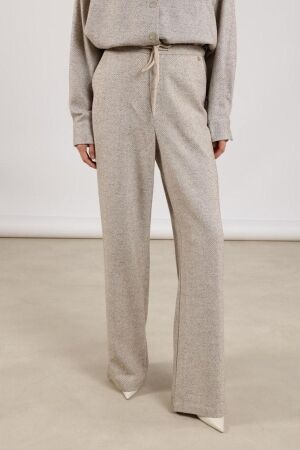 Nukus Nukus vera pants strass nkf09014 Broek 9 sand