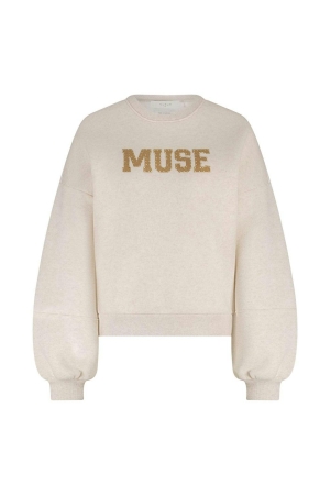 Nukus Nukus muse pullover nkf03017 Trui 54 sand melange