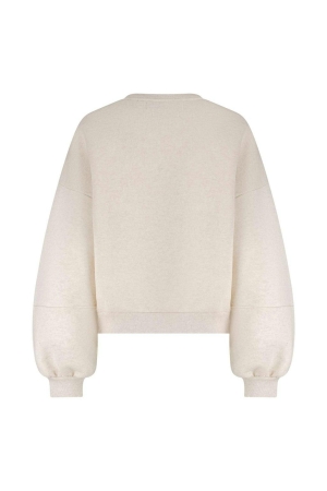 Nukus Nukus muse pullover nkf03017 Trui 54 sand melange