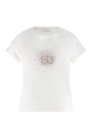 Nukus Nukus vilamoura shirt nk strass nkf04008 Blouse 17 off white 17 off white