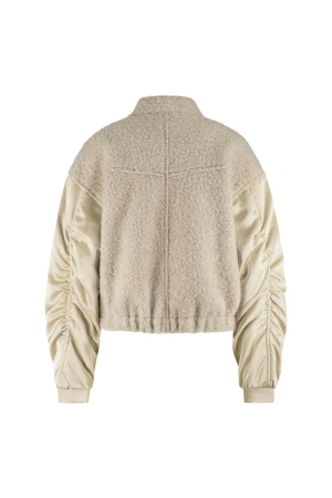 Nukus Nukus baltimore jacket satin nkf13057 Jackets 9 sand