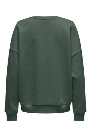 Only Only onlvictory l/s o-neck fit swt Sweater pineneedle florida (bright white)