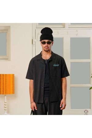 Quotrell Quotrell lyndon shirt sh98794 Overhemd 5437 black/green