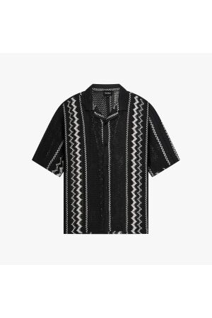 Quotrell Quotrell granada shirt sh99866 Overhemd 2293 black/off white