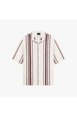 Quotrell Quotrell granada shirt sh99866 Overhemd 8746 off white/red