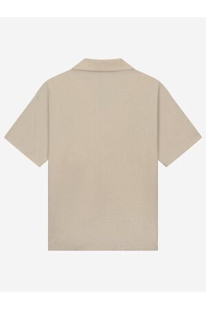 AB Lifestyle AB Lifestyle riveira shirt ab.ss25037 Overhemd beige
