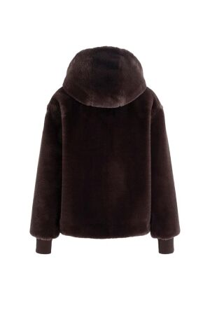 Moscow Moscow 08-08-evelyn-3 Winterjassen dark brown solid
