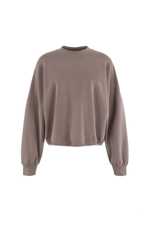 Moscow Moscow 66-04-again Sweater 460-1 taupe solid
