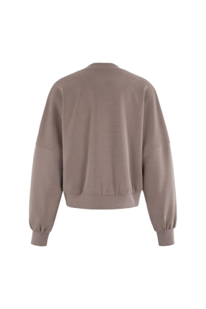 Moscow Moscow 66-04-again Sweater 460-1 taupe solid