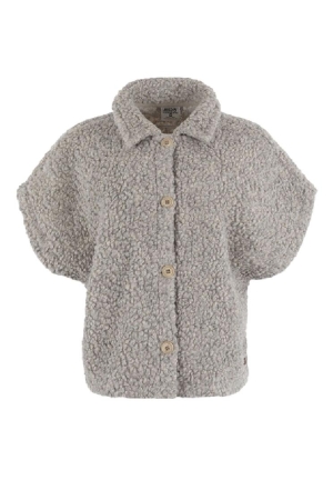 Moscow Moscow 89-11-pelle Gilets 131-1 light grey melange solid