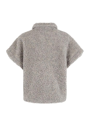 Moscow Moscow 89-11-pelle Gilets 131-1 light grey melange solid