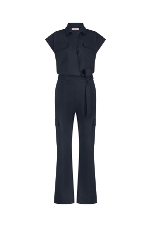 Studio Anneloes Studio Anneloes nancy cargo jumpsuit 12849 Jumpsuit 6900 dark blue