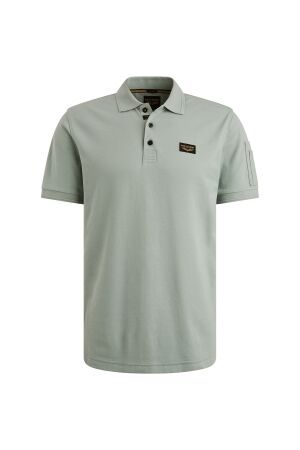 PME Legend PME Legend ppss2508899 short sleeve polo american classic Poloshirts 5226 silver blue