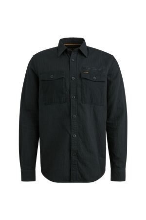 PME Legend PME Legend psi2508209 long sleeve shirt quilt poplin casual 2 Overhemd 5281 salute