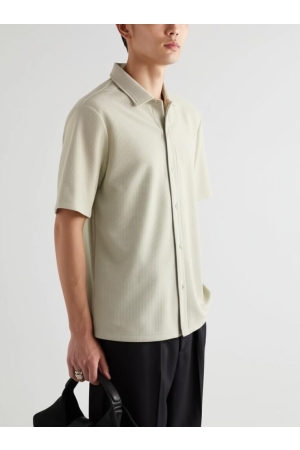 Supply&Co Supply&Co skip waffle sweat shirt ss Blouse 190 pebble