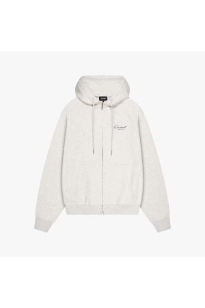 Quotrell Quotrell creators zip hoodie hs73748 Hoodies 9844 light grey melee/blu